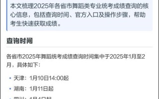 2025贵州舞蹈统考有何新变化？