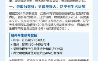 沈阳体育大学舞蹈分数线是多少？
