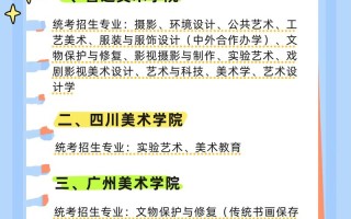 2025承认美术统考成绩的学校