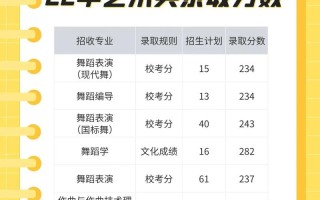 广西艺术学院舞蹈文化分多少？