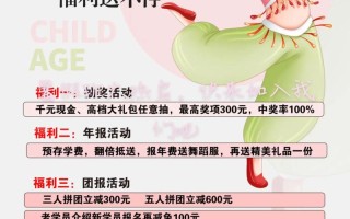 舞蹈班温馨提示收费期限