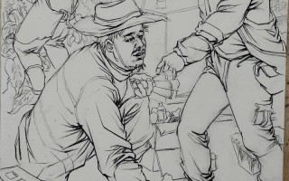 2025甘肃美术联考题考了什么内容？