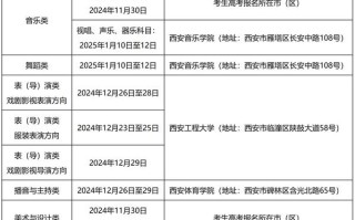 陕西美术联考 什么时间