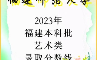 福建师范美术录取分数线是多少？