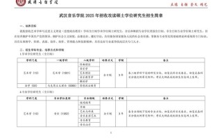 武汉音乐学院研究生招生简章有何新变化？