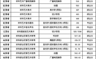 聊大美术录取线是多少？