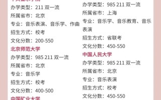 艺考音乐专业考什么大学