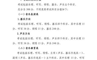 高考音乐考试有哪些核心条件？
