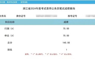 浙江考试教育院联考成绩