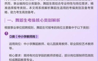 舞蹈类事业编考试具体考哪些内容？
