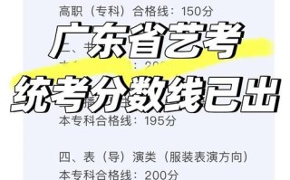 2025广东艺考最底线是多少？