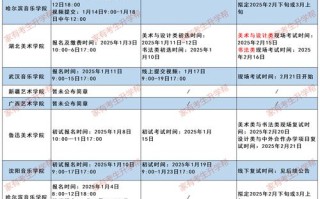 播音艺考校考时间今年何时定？