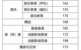 2025年艺考达标分数