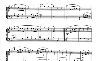 初中艺考钢琴副项曲目