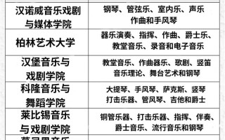 音乐特殊专业好学校有哪些？