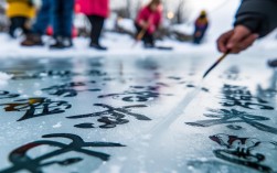 冰雪研学实践书法，冰雪研学实践书法作品图片