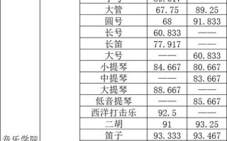 2025年音乐类投档线