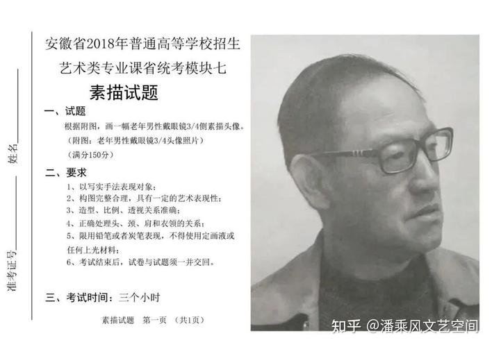 安徽美术联考素描高分试卷-第3张图片-泰美艺术培训 安徽美术联考素描高分试卷-第3张图片-泰美艺术培训