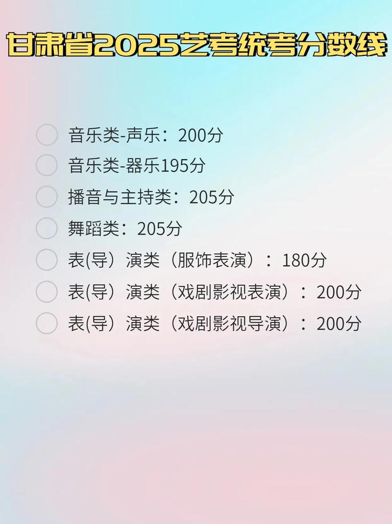 2025甘肃音乐艺考政策有哪些变化？-第3张图片-泰美艺术培训