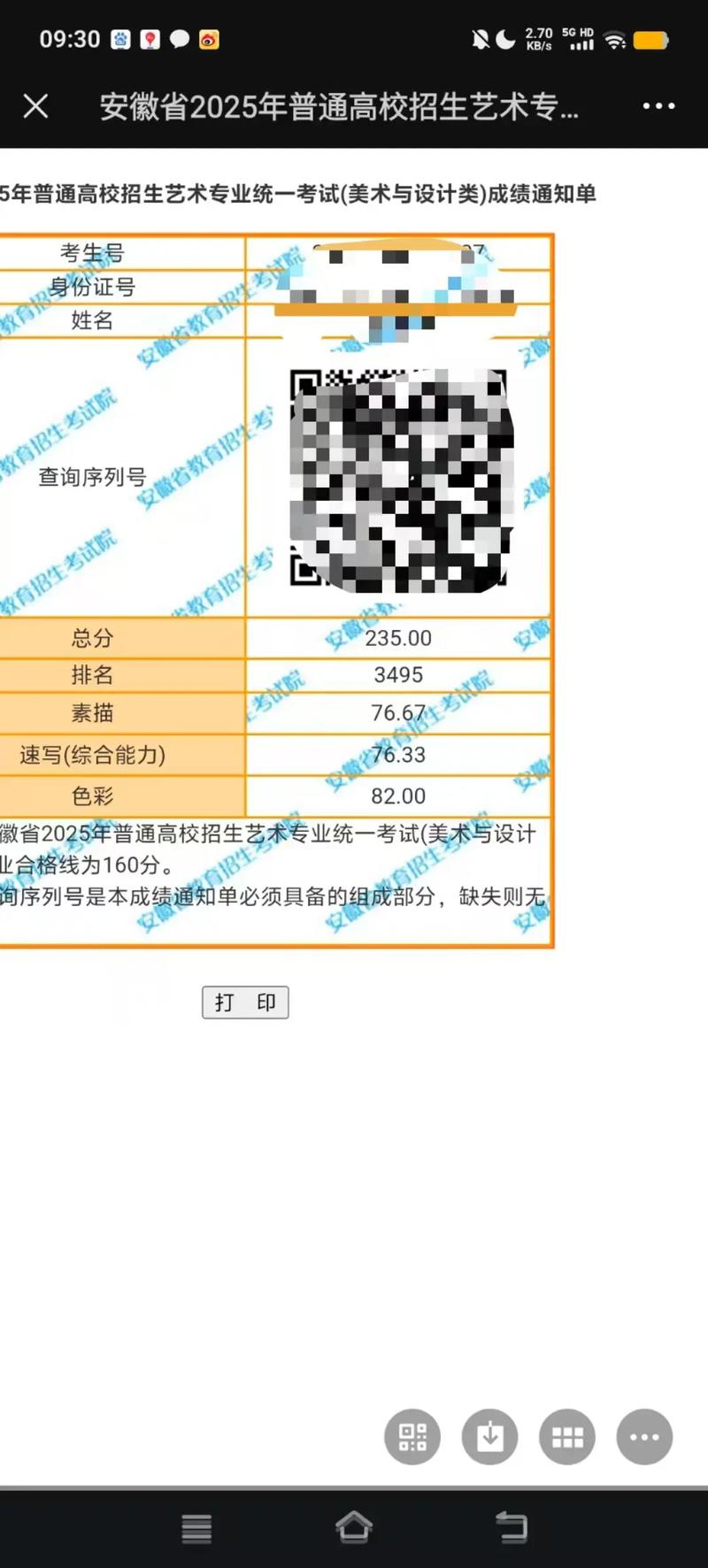 安徽美术省联考分数何时能查？-第1张图片-泰美艺术培训