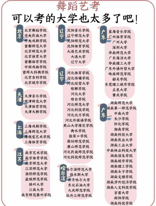 舞蹈艺考能上哪些大学？-第1张图片-泰美艺术培训