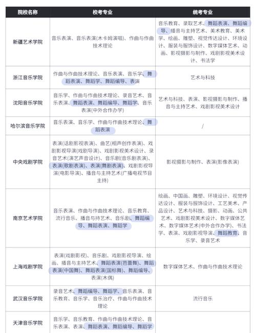 舞蹈生学校有哪些专业可选？-第2张图片-泰美艺术培训