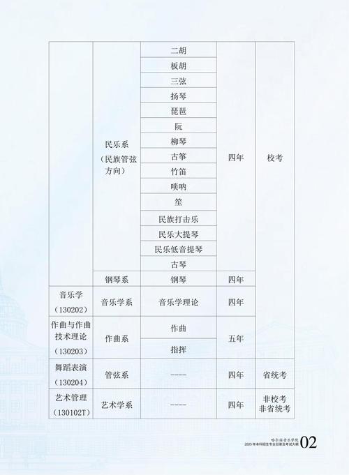 2025年音乐校考本科-第2张图片-泰美艺术培训