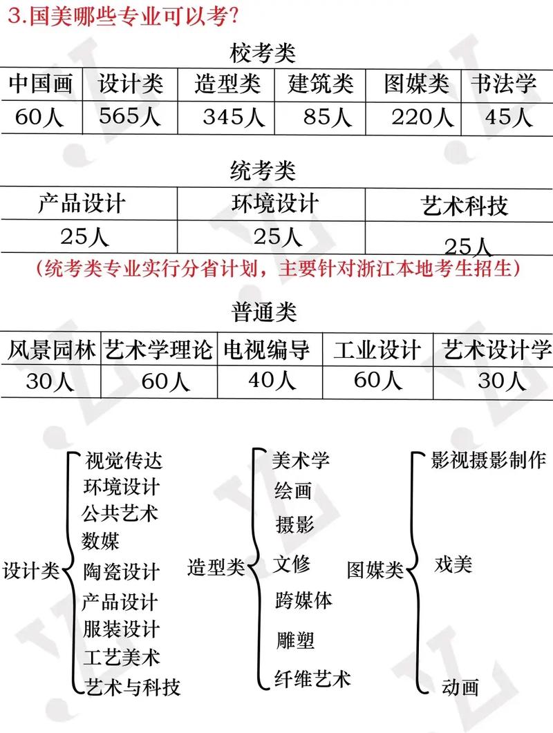 美术联考学校有哪些专业可选？-第3张图片-泰美艺术培训