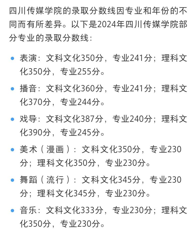 四川传媒联考线2025会涨吗？-第1张图片-泰美艺术培训
