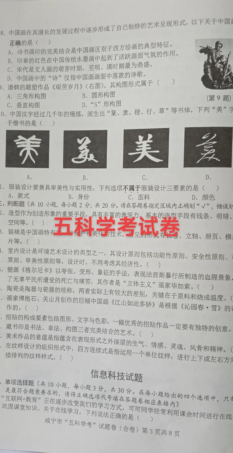 2025年江苏音乐试题-第2张图片-泰美艺术培训