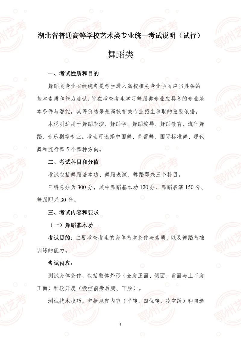 艺考舞蹈专业考哪些核心内容？-第2张图片-泰美艺术培训