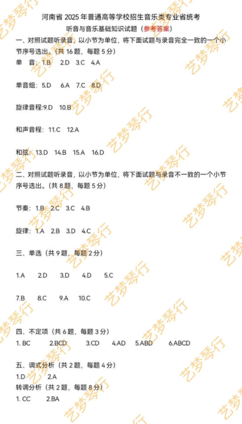 2025河南音乐高考有何新变化？-第1张图片-泰美艺术培训