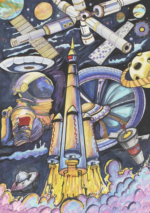 2025桂林航天美术展有哪些亮点？-第2张图片-泰美艺术培训
