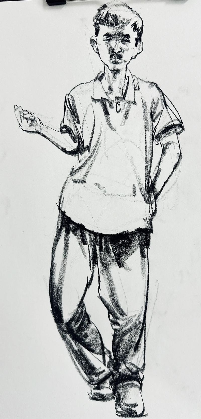 2012湖北速写联考考了什么内容？-第3张图片-泰美艺术培训