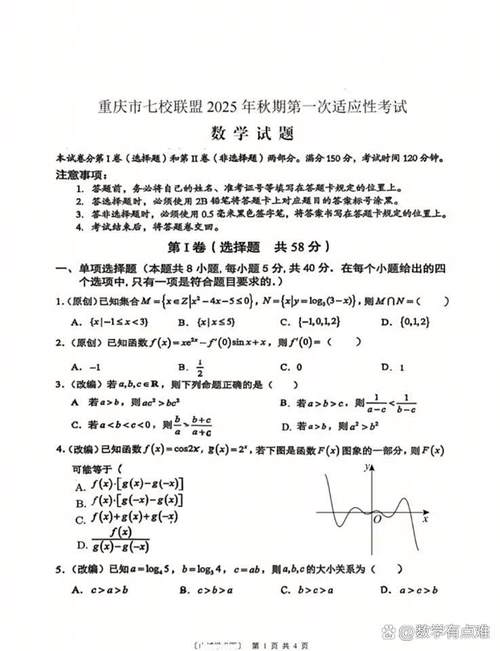 2025级重庆七校联考范围和难度如何？-第1张图片-泰美艺术培训