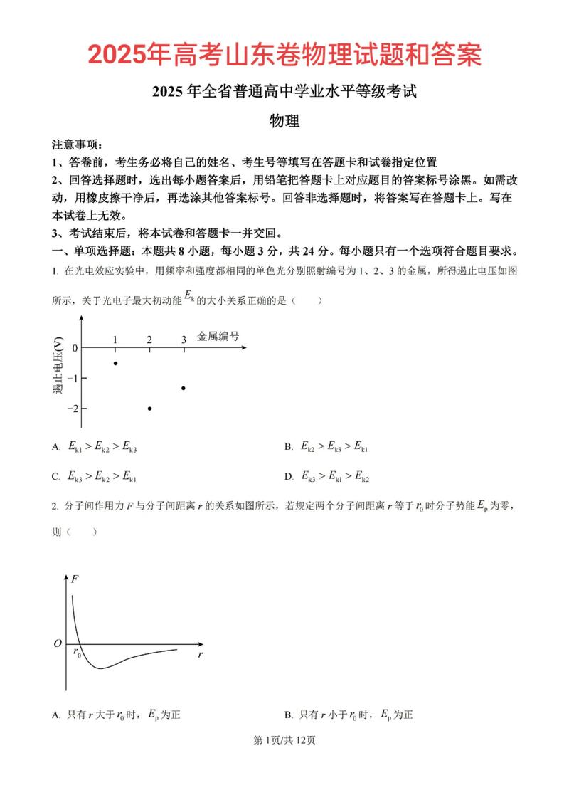 2025年联考考题山东-第1张图片-泰美艺术培训