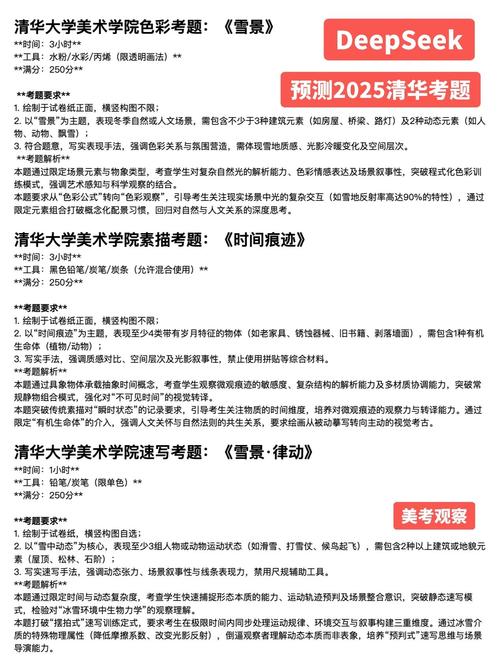 2025清华美院艺考考什么？-第2张图片-泰美艺术培训